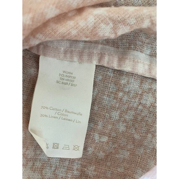 EUC Boden Easy Linen Pink Milkshake Shirt US 6 Long Sleeve Button-Up - Picture 6 of 9